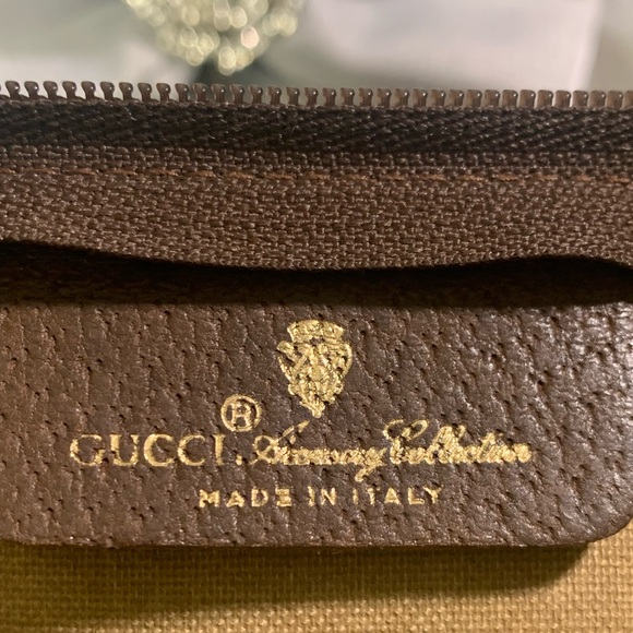 Gucci Vintage Canvas GG Pattern Pouch. - Picture 8 of 10